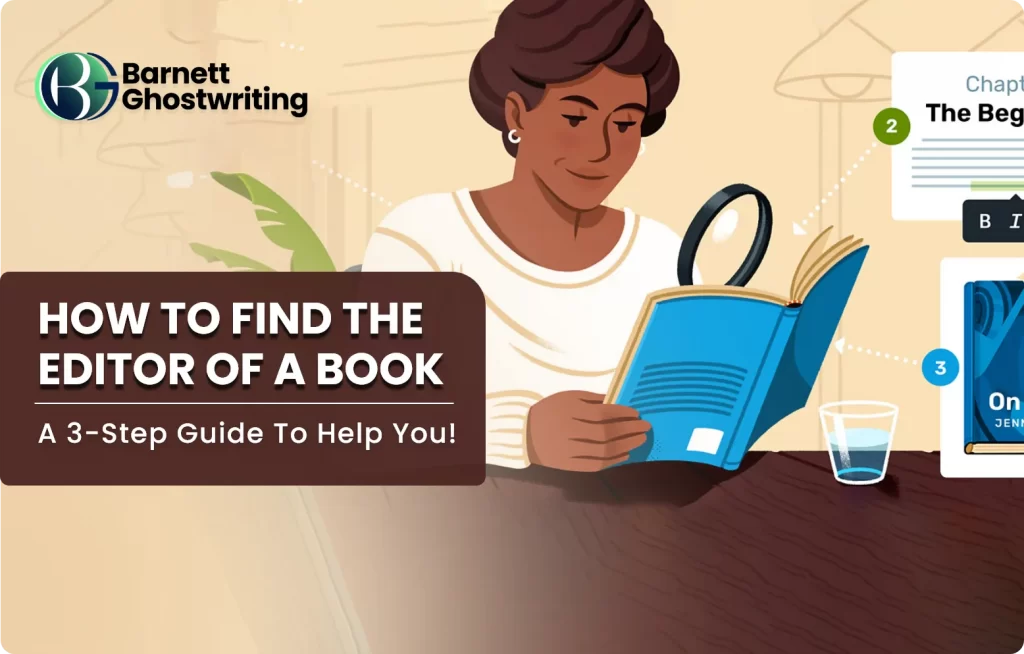 how to find the editor of a book