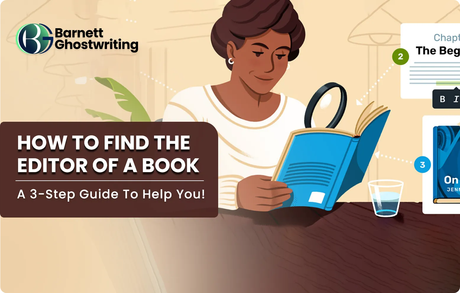 how to find the editor of a book